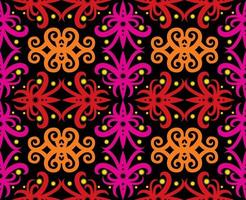 Seamless patern of dayak ethnic pattern.traditional Indonesian fabric motif.borneo pattern. vector design inspiration. Creative textile for fashion or cloth
