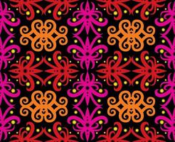 Seamless patern of dayak ethnic pattern.traditional Indonesian fabric motif.borneo pattern. vector design inspiration. Creative textile for fashion or cloth