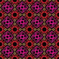 Seamless patern of dayak ethnic pattern.traditional Indonesian fabric motif.borneo pattern. vector design inspiration. Creative textile for fashion or cloth