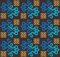 Seamless patern of dayak ethnic pattern.traditional Indonesian fabric motif.borneo pattern. vector design inspiration. Creative textile for fashion or cloth