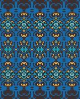 Seamless patern of dayak ethnic pattern.traditional Indonesian fabric motif.borneo pattern. vector design inspiration. Creative textile for fashion or cloth