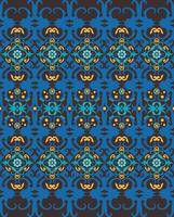 Seamless patern of dayak ethnic pattern.traditional Indonesian fabric motif.borneo pattern. vector design inspiration. Creative textile for fashion or cloth