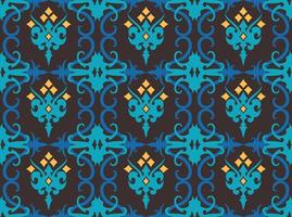Seamless patern of dayak ethnic pattern.traditional Indonesian fabric motif.borneo pattern. vector design inspiration. Creative textile for fashion or cloth