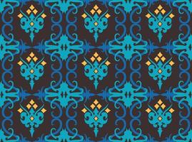 Seamless patern of dayak ethnic pattern.traditional Indonesian fabric motif.borneo pattern. vector design inspiration. Creative textile for fashion or cloth