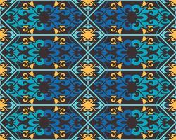 Seamless patern of dayak ethnic pattern.traditional Indonesian fabric motif.borneo pattern. vector design inspiration. Creative textile for fashion or cloth