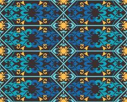 Seamless patern of dayak ethnic pattern.traditional Indonesian fabric motif.borneo pattern. vector design inspiration. Creative textile for fashion or cloth