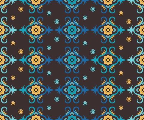 Seamless patern of dayak ethnic pattern.traditional Indonesian fabric motif.borneo pattern. vector design inspiration. Creative textile for fashion or cloth
