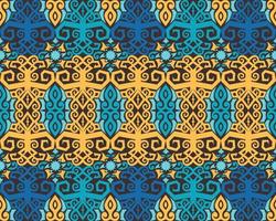 Seamless patern of dayak ethnic pattern.traditional Indonesian fabric motif.borneo pattern. vector design inspiration. Creative textile for fashion or cloth