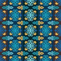 Seamless patern of dayak ethnic pattern.traditional Indonesian fabric motif.borneo pattern. vector design inspiration. Creative textile for fashion or cloth