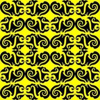 Seamless patern of dayak ethnic pattern.traditional Indonesian fabric motif.borneo pattern. vector design inspiration. Creative textile for fashion or cloth
