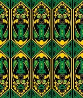 Seamless patern of dayak ethnic pattern.traditional Indonesian fabric motif.borneo pattern. vector design inspiration. Creative textile for fashion or cloth
