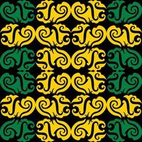 Seamless patern of dayak ethnic pattern.traditional Indonesian fabric motif.borneo pattern. vector design inspiration. Creative textile for fashion or cloth