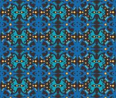 Seamless patern of dayak ethnic pattern.traditional Indonesian fabric motif.borneo pattern. vector design inspiration. Creative textile for fashion or cloth