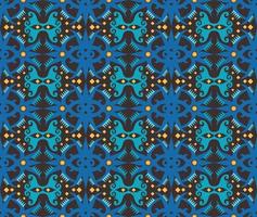 Seamless patern of dayak ethnic pattern.traditional Indonesian fabric motif.borneo pattern. vector design inspiration. Creative textile for fashion or cloth