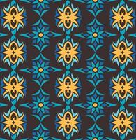 Seamless patern of dayak ethnic pattern.traditional Indonesian fabric motif.borneo pattern. vector design inspiration. Creative textile for fashion or cloth