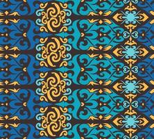 Seamless patern of dayak ethnic pattern.traditional Indonesian fabric motif.borneo pattern. vector design inspiration. Creative textile for fashion or cloth