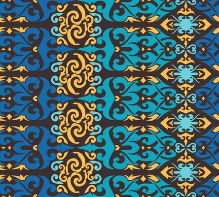 Seamless patern of dayak ethnic pattern.traditional Indonesian fabric motif.borneo pattern. vector design inspiration. Creative textile for fashion or cloth