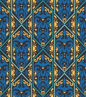 Seamless patern of dayak ethnic pattern.traditional Indonesian fabric motif.borneo pattern. vector design inspiration. Creative textile for fashion or cloth