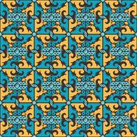 Seamless patern of dayak ethnic pattern.traditional Indonesian fabric motif.borneo pattern. vector design inspiration. Creative textile for fashion or cloth