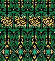 Seamless patern of dayak ethnic pattern.traditional Indonesian fabric motif.borneo pattern. vector design inspiration. Creative textile for fashion or cloth