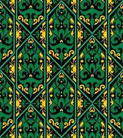 Seamless patern of dayak ethnic pattern.traditional Indonesian fabric motif.borneo pattern. vector design inspiration. Creative textile for fashion or cloth