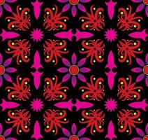 Seamless patern of dayak ethnic pattern.traditional Indonesian fabric motif.borneo pattern. vector design inspiration. Creative textile for fashion or cloth