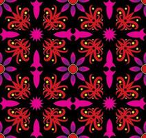 Seamless patern of dayak ethnic pattern.traditional Indonesian fabric motif.borneo pattern. vector design inspiration. Creative textile for fashion or cloth