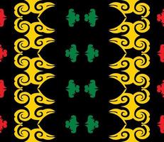 Seamless patern of dayak ethnic pattern.traditional Indonesian fabric motif.borneo pattern. vector design inspiration. Creative textile for fashion or cloth