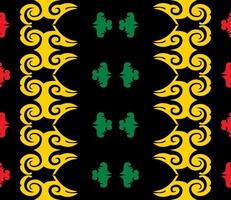 Seamless patern of dayak ethnic pattern.traditional Indonesian fabric motif.borneo pattern. vector design inspiration. Creative textile for fashion or cloth