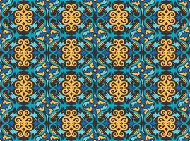 Seamless patern of dayak ethnic pattern.traditional Indonesian fabric motif.borneo pattern. vector design inspiration. Creative textile for fashion or cloth