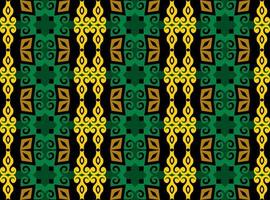 Seamless patern of dayak ethnic pattern.traditional Indonesian fabric motif.borneo pattern. vector design inspiration. Creative textile for fashion or cloth