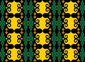 Seamless patern of dayak ethnic pattern.traditional Indonesian fabric motif.borneo pattern. vector design inspiration. Creative textile for fashion or cloth