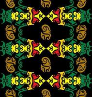 Seamless patern of dayak ethnic pattern.traditional Indonesian fabric motif.borneo pattern. vector design inspiration. Creative textile for fashion or cloth