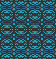 Seamless patern of dayak ethnic pattern.traditional Indonesian fabric motif.borneo pattern. vector design inspiration. Creative textile for fashion or cloth