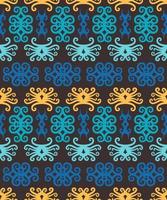 Seamless patern of dayak ethnic pattern.traditional Indonesian fabric motif.borneo pattern. vector design inspiration. Creative textile for fashion or cloth
