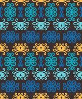 Seamless patern of dayak ethnic pattern.traditional Indonesian fabric motif.borneo pattern. vector design inspiration. Creative textile for fashion or cloth