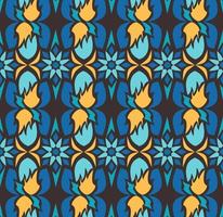 Seamless patern of dayak ethnic pattern.traditional Indonesian fabric motif.borneo pattern. vector design inspiration. Creative textile for fashion or cloth
