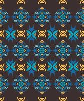 Seamless patern of dayak ethnic pattern.traditional Indonesian fabric motif.borneo pattern. vector design inspiration. Creative textile for fashion or cloth