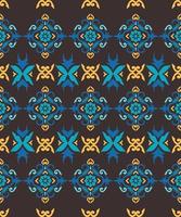 Seamless patern of dayak ethnic pattern.traditional Indonesian fabric motif.borneo pattern. vector design inspiration. Creative textile for fashion or cloth