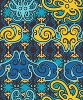 Seamless patern of dayak ethnic pattern.traditional Indonesian fabric motif.borneo pattern. vector design inspiration. Creative textile for fashion or cloth