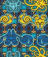 Seamless patern of dayak ethnic pattern.traditional Indonesian fabric motif.borneo pattern. vector design inspiration. Creative textile for fashion or cloth