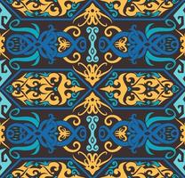 Seamless patern of dayak ethnic pattern.traditional Indonesian fabric motif.borneo pattern. vector design inspiration. Creative textile for fashion or cloth