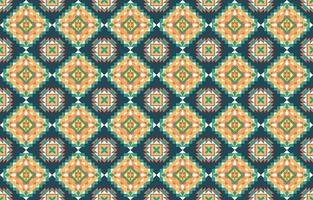 Geometric ethnic pattern embroidery design for background vector