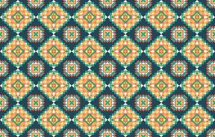 Geometric ethnic pattern embroidery design for background vector