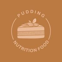 pudding logo. can be used for various business and other purposes. templates, logos, icons and so on vector