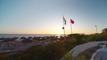 Luxury summer beach resort, Tunisia video