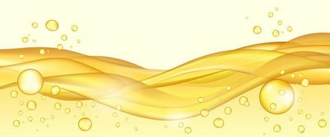 Organic Oil, Olive or engine oil splash. Fish oil Vitamin of vector. vector