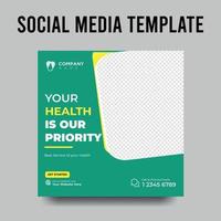 social media post template collection and web internet ads design vector