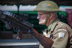Horsted Keynes, West Sussex, Uk, 2011. A member of the Sussex Home Guard photo