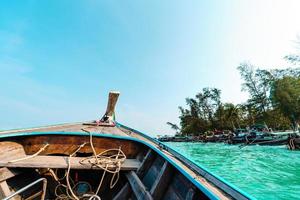 Boat trips on the seas and islands,Travel on a long-tail boat photo